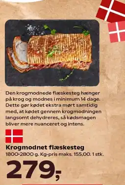 SuperBrugsen Krogmodnet flæskesteg tilbud