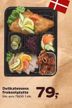 SuperBrugsen Delikatessens frokostplatte tilbud