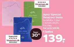 SuperBrugsen Spier Special Reserve i boks tilbud