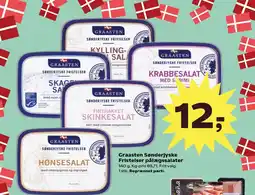 SuperBrugsen Graasten Sønderjyske Fristelser pålægssalater 140 g. Kg-pris 85,71. Frit valg. tilbud