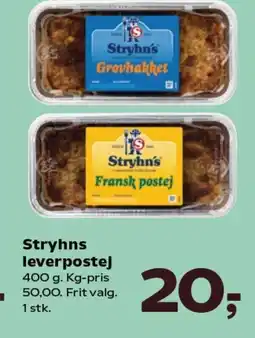 SuperBrugsen Stryhns leverpostej tilbud