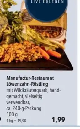 Citti Manufactur-Restaurant Löwenzahn-Röstling tilbud