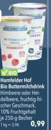 Citti Bio hamfelder hof bio buttermilchdrink tilbud