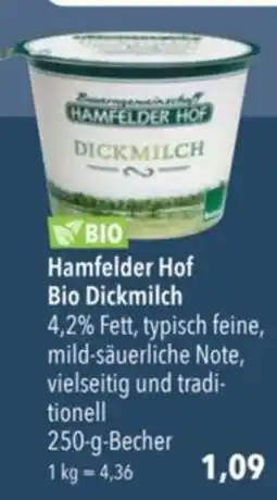 Citti BIO Hamfelder Hof Bio Dickmilch tilbud