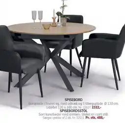 Daells Bolighus SPISEBORDSSTOL ELLER SPISEBORD tilbud