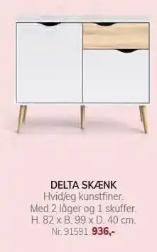 Daells Bolighus DELTA SKÆNK tilbud