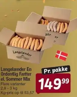 Fakta Tyskland Langelænder en ordentlig Fætter el. Sommer Mix tilbud