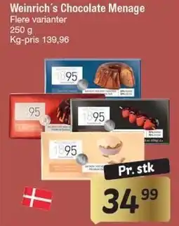 Fakta Tyskland Weinrich's Chocolate Menage tilbud