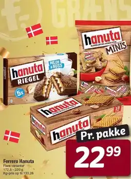 Fakta Tyskland Ferrero Hanuta tilbud