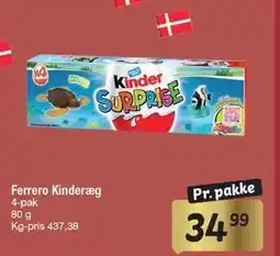 Fakta Tyskland Ferrero Kinderæg tilbud