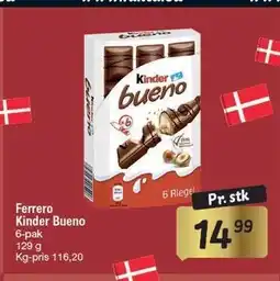 Fakta Tyskland Ferrero Kinder Bueno tilbud