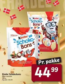 Fakta Tyskland Kinder Schokobons tilbud