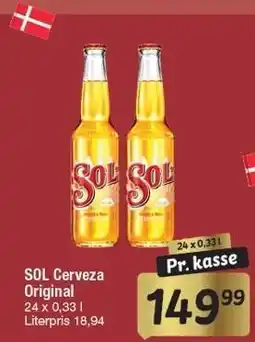 Fakta Tyskland SOL Cerveza Original tilbud