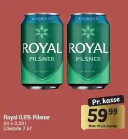 Fakta Tyskland Royal 0,0% Pilsner tilbud