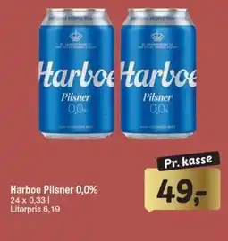 Fakta Tyskland Harboe Pilsner 0,0% tilbud