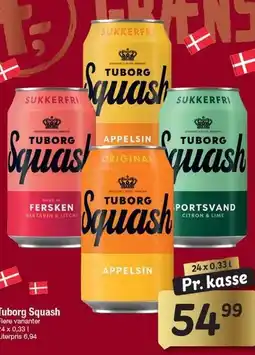 Fakta Tyskland TUBORG SQUASH tilbud