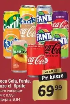 Fakta Tyskland Coca Cola, Fanta, Fuze el. sprite tilbud