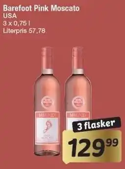 Fakta Tyskland Barefoot Pink Moscato tilbud