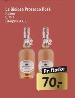 Fakta Tyskland La Gioiosa Prosecco Rosé tilbud