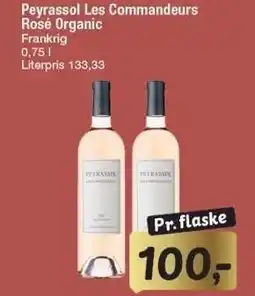 Fakta Tyskland Peyrassol Les Commandeurs Rosé Organic tilbud