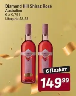 Fakta Tyskland Diamond Hill Shiraz Rosé tilbud