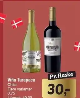 Fakta Tyskland Vina Tarapacá tilbud