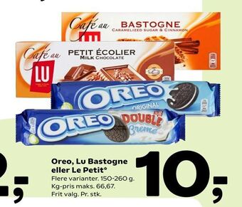 Coop 365 Oreo, Lu Bastogne eller Le Petit tilbud