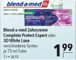 Citti BLEND-A-MED Zahncreme Complete Protect Expert oder 3D White Luxe tilbud