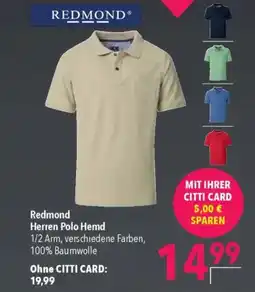 Citti REDMOND Herren Polo Hemd tilbud
