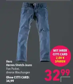 Citti HERO Herren-Stretch-Jeans tilbud