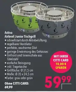 Citti ACTIVA Airbroil Junior Tischgrill tilbud