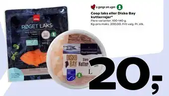 Coop 365 Coop laks eller Disko Bay kutterrejer tilbud