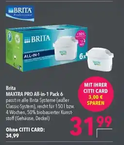 Citti BRITA Maxtra pro all-in-1 pack 6 tilbud