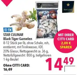 Citti STAR CULINAR Black Tiger Garnelen tilbud