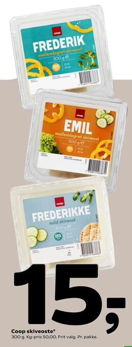 Coop 365 Coop skiveoste tilbud
