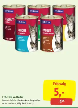 Maxi Zoo FIT+FUN vådfoder tilbud