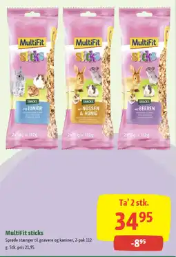 Maxi Zoo MULTIFIT sticks tilbud