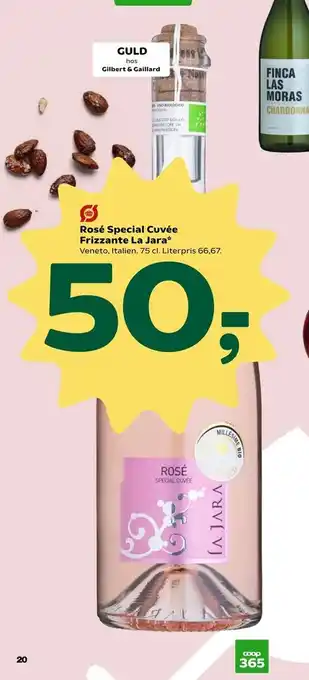 Coop 365 Rosé Special Cuvée Frizzante La Jara tilbud
