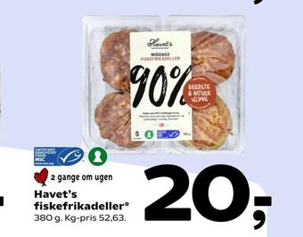 Coop 365 Havet's fiskefrikadeller tilbud