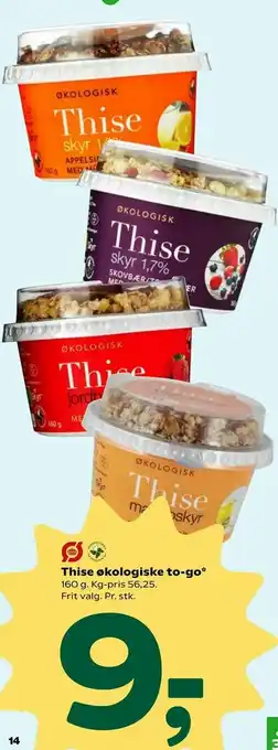 Thise økologiske to-go