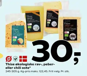 Coop 365 Thise økologiske rav-, peber- eller chili oste tilbud
