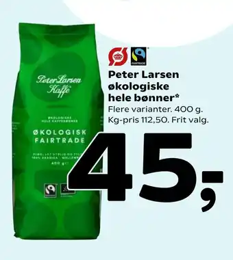 Peter Larsen økologiske hele bønner