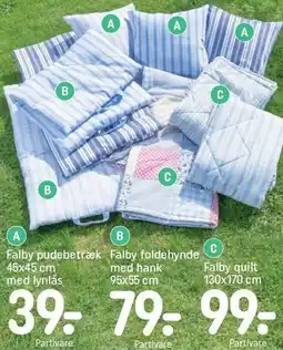 REMA 1000 Pudebetræk, foldehynde eller eller Falby Quilt tilbud
