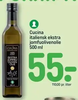 REMA 1000 Cucina italiensk ekstra jomfruolivenolie 500 ml tilbud