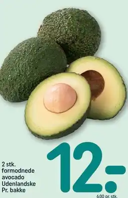 REMA 1000 2 stk. formodnede avocado Udelandske pr. bakke tilbud
