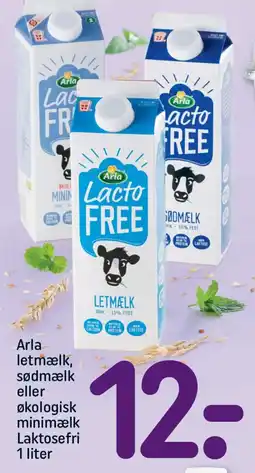REMA 1000 ARLA Letmælk, sødmælk eller økologisk minimælk laktosefri tilbud
