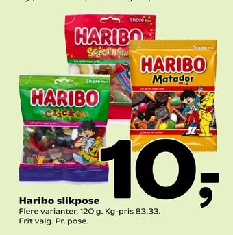 Coop 365 Haribo slikpose tilbud