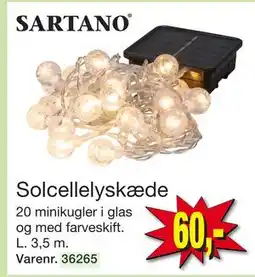 Harald Nyborg Solcellelyskæde tilbud