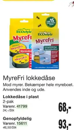 Harald Nyborg MyreFri lokkedåse tilbud