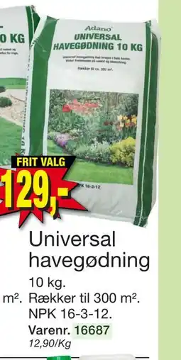 Harald Nyborg Universal havegødning tilbud